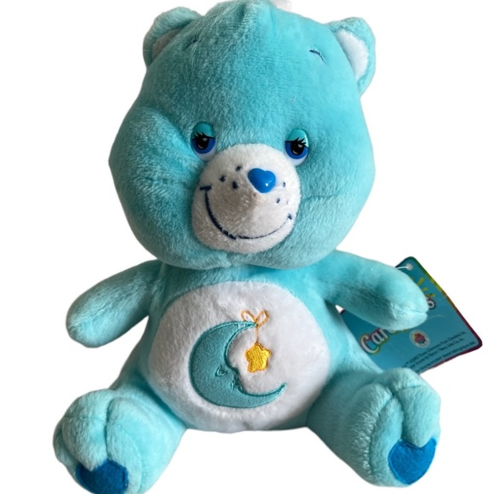 Care Bears Blue 2003 Plush‎ Bedtime Bear NWT